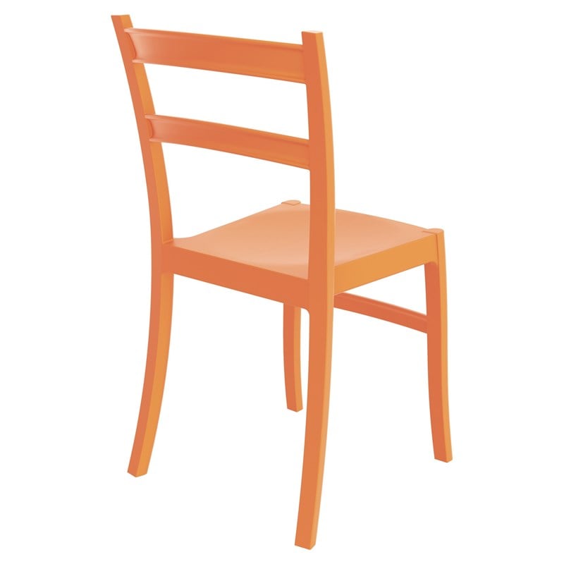 Compamia Tiffany Patio Dining Chair in Orange