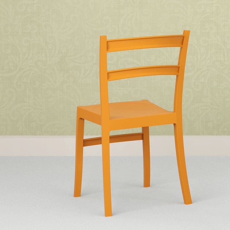 Compamia Tiffany Patio Dining Chair in Orange