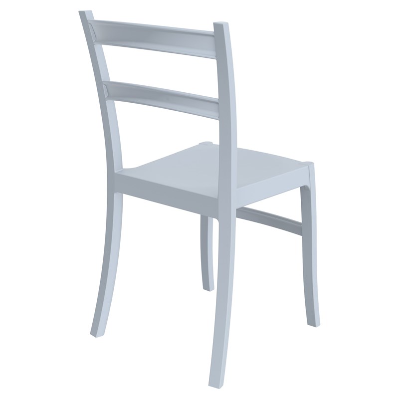 Compamia Tiffany Patio Dining Chair in Silver Gray