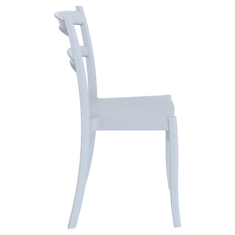 Compamia Tiffany Patio Dining Chair in Silver Gray