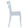 Compamia Tiffany Patio Dining Chair in Silver Gray