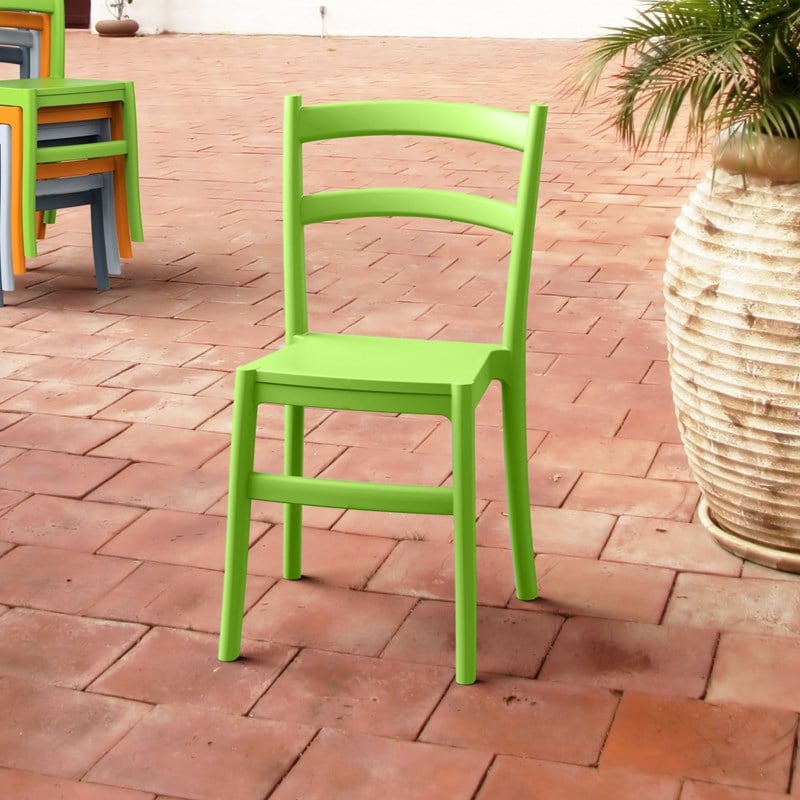 Compamia Tiffany Patio Dining Chair in Tropical Green