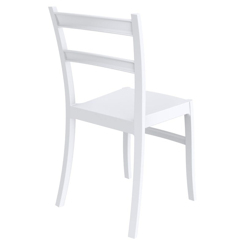 Compamia Tiffany Patio Dining Chair in White