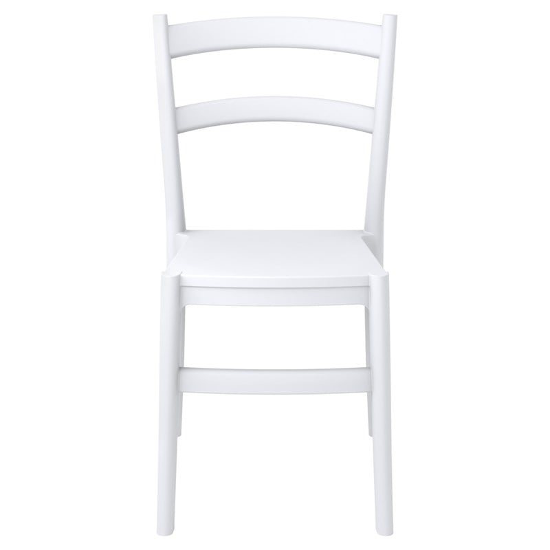 Compamia Tiffany Patio Dining Chair in White