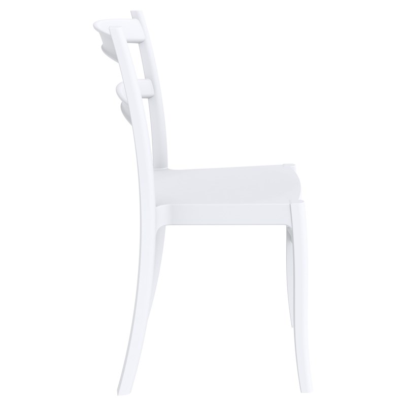 Compamia Tiffany Patio Dining Chair in White