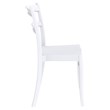 Compamia Tiffany Patio Dining Chair in White
