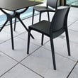 Compamia Maya Patio Dining Chair in Black