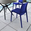 Compamia Maya Patio Dining Chair in Dark Blue