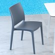 Compamia Maya Patio Dining Chair in Dark Gray