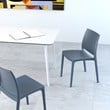 Compamia Maya Patio Dining Chair in Dark Gray