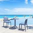 Compamia Maya Patio Dining Chair in Dark Gray
