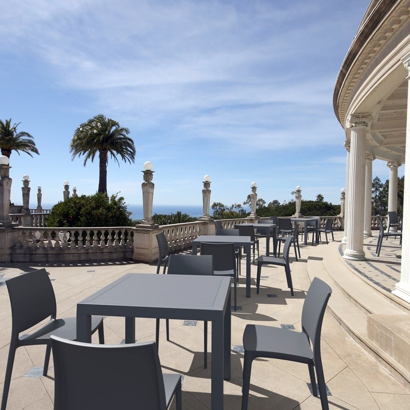 Compamia Maya Patio Dining Chair in Dark Gray