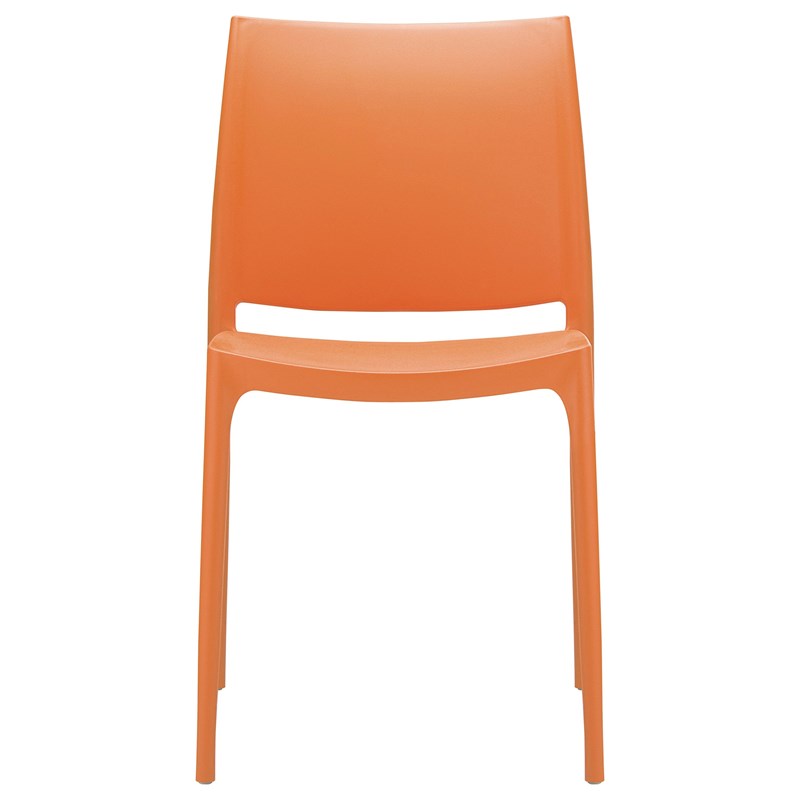 Compamia Maya Patio Dining Chair in Orange