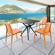 Compamia Maya Patio Dining Chair in Orange