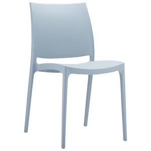 Compamia Maya Patio Dining Chair in Silver