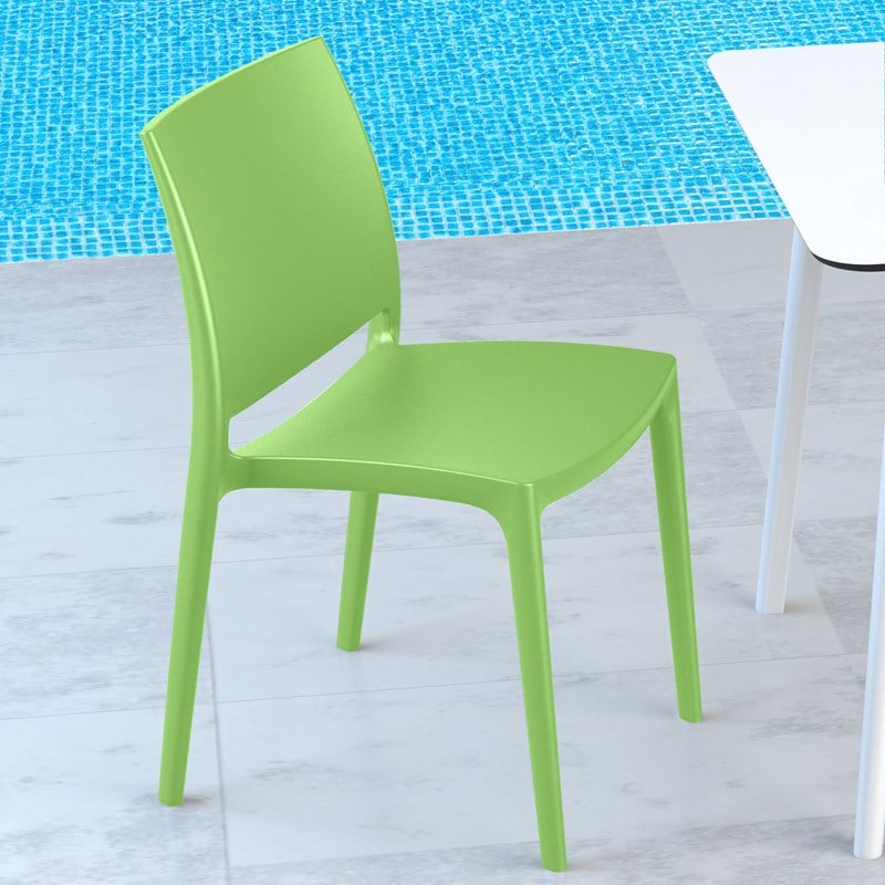 Compamia Maya Patio Dining Chair in Tropical Green