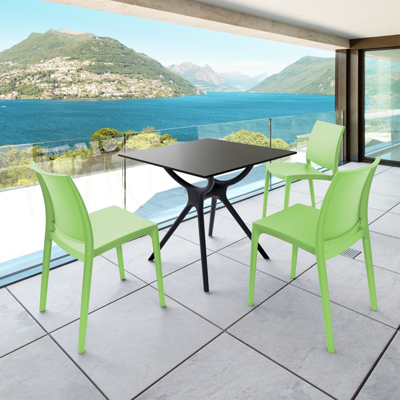 Compamia Maya Patio Dining Chair in Tropical Green