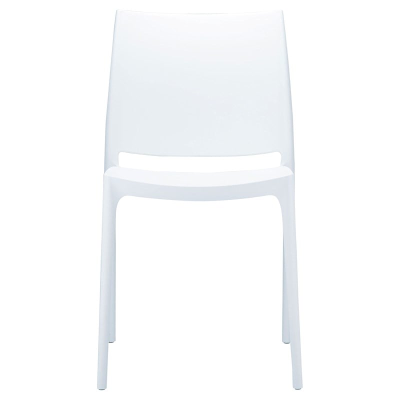 Compamia Maya Patio Dining Chair in White