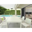 Compamia Maya Patio Dining Chair in White