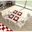 Compamia Maya Patio Dining Chair in White