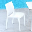 Compamia Maya Patio Dining Chair in White