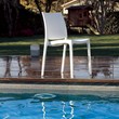Compamia Maya Patio Dining Chair in White
