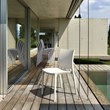 Compamia Maya Patio Dining Chair in White