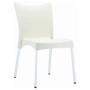 Compamia Juliette Resin Patio Dining Chair in Beige