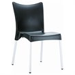 Compamia Juliette Resin Patio Dining Chair in Black