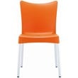Compamia Juliette Resin Patio Dining Chair in Orange