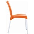 Compamia Juliette Resin Patio Dining Chair in Orange