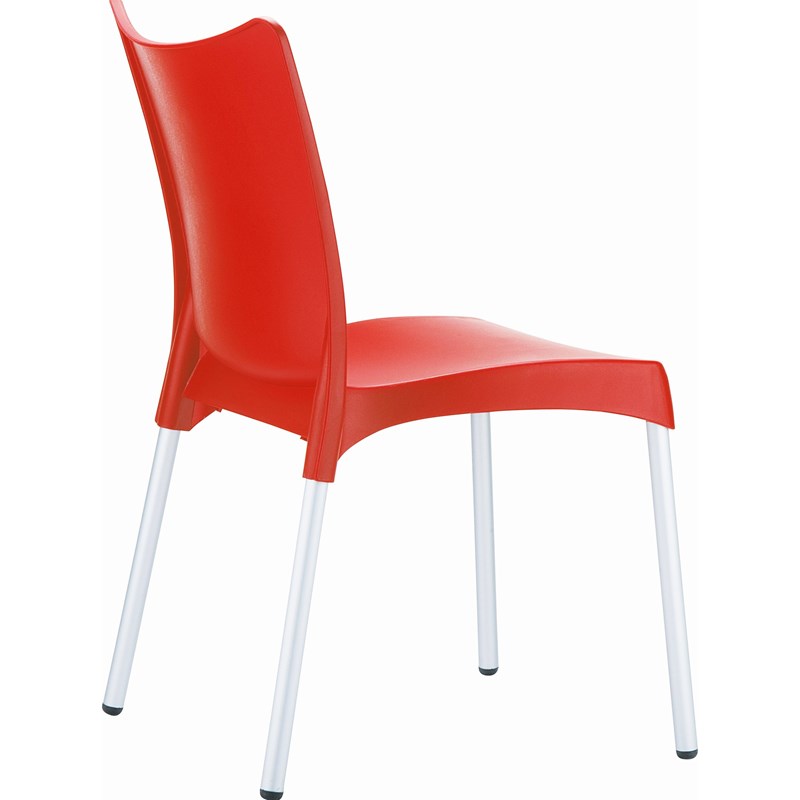 Compamia Juliette Resin Patio Dining Chair in Red