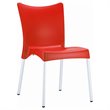 Compamia Juliette Resin Patio Dining Chair in Red