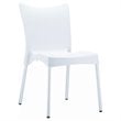 Compamia Juliette Resin Patio Dining Chair in White