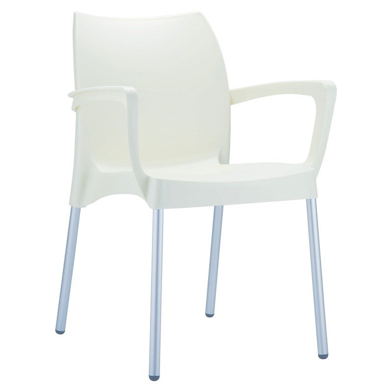 Compamia Dolce Resin Outdoor Arm Chair in Beige