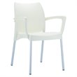Compamia Dolce Resin Outdoor Arm Chair in Beige
