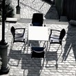 Compamia Dolce Resin Outdoor Arm Chair in Black