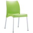 Compamia Vita Resin Outdoor Patio Dining Chair in Apple Green
