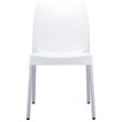 Compamia Vita Resin Outdoor Patio Dining Chair in White