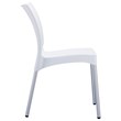 Compamia Vita Resin Outdoor Patio Dining Chair in White