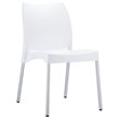 Compamia Vita Resin Outdoor Patio Dining Chair in White