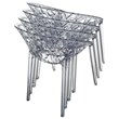 Compamia Crystal Polycarbonate Patio Dining Chair in Black