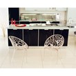 Compamia Crystal Polycarbonate Patio Dining Chair in Transparent