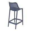 Compamia Air Patio Counter Stool in Dark Gray