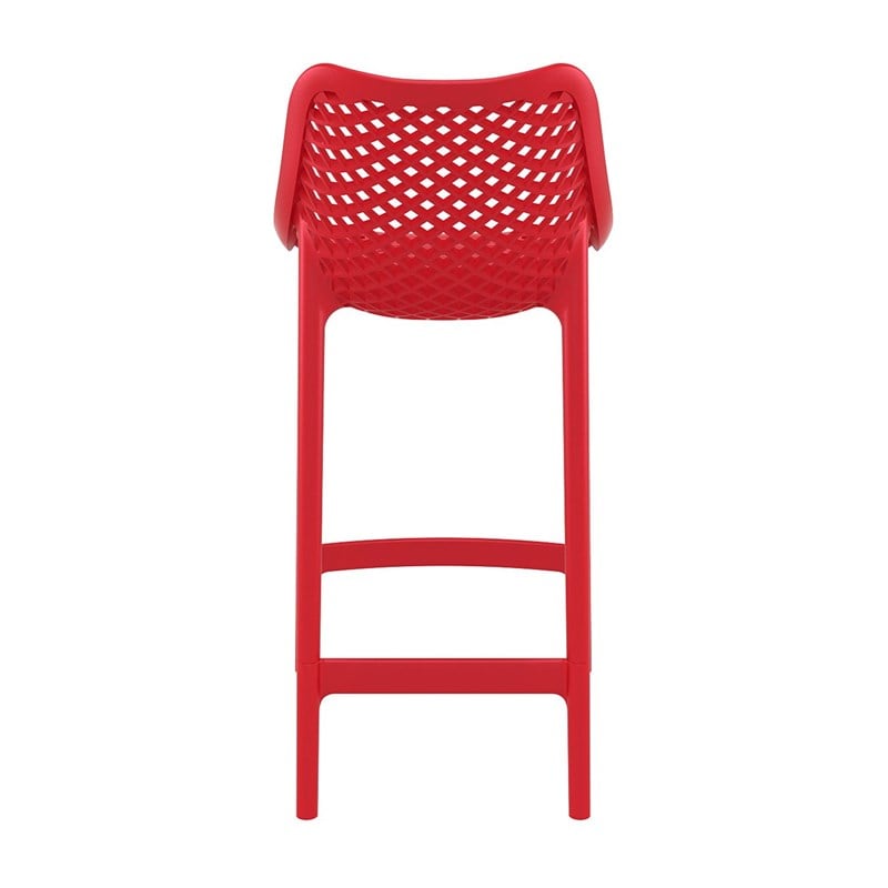 Compamia Air Patio Counter Stool in Red