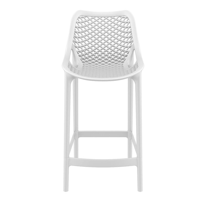 Compamia Air Patio Counter Stool in White
