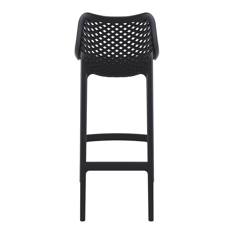 Compamia Air Patio Bar Stool in Black