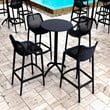 Compamia Air Patio Bar Stool in Black