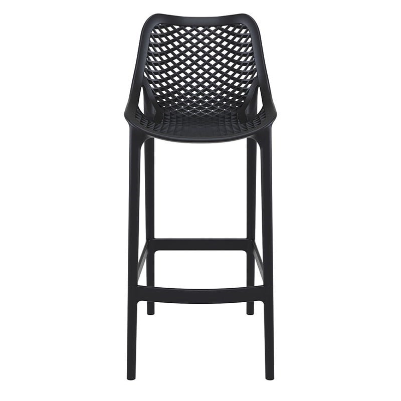 Compamia Air Patio Bar Stool in Black