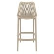Compamia Air Patio Bar Stool in Taupe
